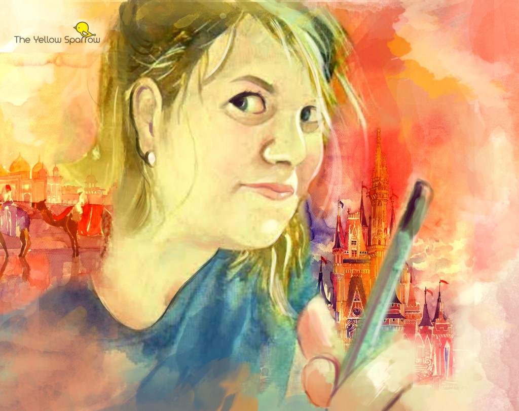 Art made to dazzle by Maja Wrońska The Yellow Sparrow