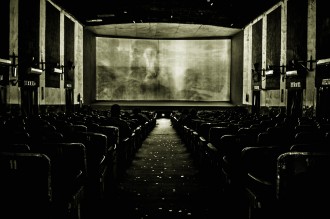 An Interior Shot Of The Ritz Single-Screen Cinema In New Delhi