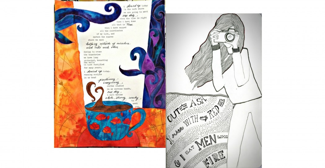 Illustrated Poetry collage
