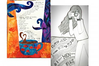 Illustrated Poetry collage