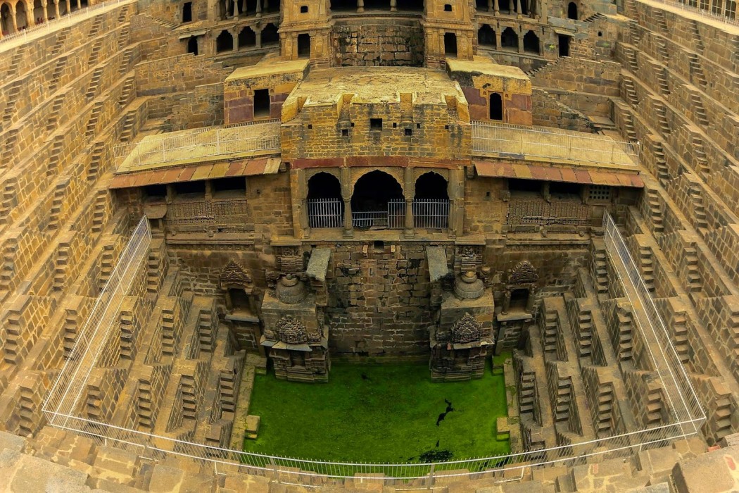 india jaipure chand baori step wells